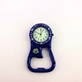 Miniatyrbilde 5 av 5: Klips på karabinhake Luminous Face Backpacker Fob Watch blå