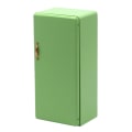 Pikkukuva 1 / 2: 1 kpl Dockhus Jääkaappi Mini Talon Koriste Miniatyyri Jääkaappi Lasten Leikki Green 6X4.8X13CM