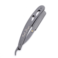 Miniatyrbillede 1 af 5: Mode Rustfrit Stål Barberkniv Barber Shave Manuel Sort Black