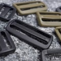 Miniatyrbild 3 av 5: 2st Tri Glide Slider Ladder Lock Spännen ARMY GREEN 5.0MM Army Green 5.0mm