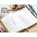 Miniatyrbillede 2 af 11: 200 Siders Praktisk Kreativitetsnotesbog med Prikker Hårdt Bind Dagbog To Do Liste Notesblok Julegave til Børn Teenager Voksen Sort