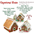 Miniatyrbild 2 av 5: (set om 10 ) Pepparkakshus kakskärare set, baka ditt eget små julhus kit, choklad hus, spökhus, presentförpackning $3d ingefära