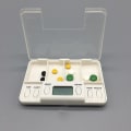 Miniatyrbillede 4 af 4: Farfi 4 Grid Intelligent Elektronisk Alarm Timer Medicin Box Pillebeholder Organizer