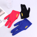 Miniatyrbillede 6 af 8: Three Fingers Full-Finger Snooker Pool Cue Biljardhandske för L Blå one size Blue one size