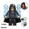 Miniatyrbild 2 av 5: 8 st/ set Star Wars Byggstenar Actionfigurer Luke Skywalker Mace Windu Monteringsminifigurer Samlarmodell Leksaker Barn Fans Present
