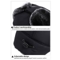 Miniatyrbillede 8 af 8: Tyk Vinter Varm Hue Herre Hue EarFlap Cap Dame Blød Termisk C one size C one size