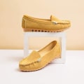 Miniatyrbilde 5 av 5: Myke Slip-on sko for kvinner Svart2 US 10