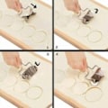 Miniatyrbillede 5 af 5: Form i rustfrit stål, dejskærerform DIY Ravioli Maker Device, til hjemmekøkken Daglige fornødenheder