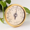 Miniatyrbild 2 av 9: Väggmonterad Termometer Hygrometer Barometer Inomhus Hushålls Termometer för Hem Vägg Rum Inkubator för Tank Silver - 3