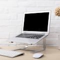 Miniatyrbild 2 av 11: Aluminium Laptopbord för Mac, MacBook Pro Air, Apple Notebook - Ergonomisk Lyftbar Metallställ för Skrivbord