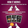 Pikkukuva 2 / 4: Exploding Kittens Party - Venäläinen ruletti -korttipeli helpolla perheystävällisellä pelillä