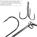 Miniatyrbillede 5 af 5: Sæt med 4 Fiske Jig Heads, Jig Head til Soft Lure Jig Head med