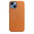 Miniatyrbillede 1 af 2: Læderetui til iPhone 13 Mini med MagSafe Golden Brown