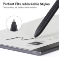 Miniatyrbilde 3 av 11: Uerstattede Titanium Legering Stylusspisser for S7+ NOTE10 20 S22 Styluspenn, Kulepenn Glatt Hakking Fin Reservetipp null - E