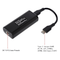 Miniatyrbillede 1 af 5: DC USB Type-C strømadapterkonverter til 7,4x5,0 7,9x5,5 4,5x3,0 mm stik C