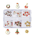 Miniatyrbild 4 av 5: Julspikdekorationer Spikkonst Legering Rhinestones Tillbehör Julserie Blandad Spikkonst Dekor för DIY Spikprydnad 2
