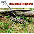 Miniatyrbild 1 av 4: 1m Vikbar Ormtång Sticka Reptilfångare Vikbar Tång Bred Käft Ormtång Rostfritt Stål Ormkontrollverktyg