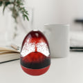 Miniatyrbilde 4 av 10: Simulere vulkanutbrudd timeglass akryl pryd timeglass flytende bevegelse timeglass opplysning spill rekvisitter null - A
