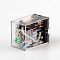 Pikkukuva 7 / 8: 1 kpl mikroelektromagneettinen rele valolla 8-nastainen JQX-13F AC220 läpinäkyvä DC24V Transparent DC24V