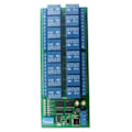 Miniatyrbild 4 av 9: DC12V DIN35 C45 Reläbox 16 Kanaler RS485 Relämodul Modbus RTU UART Styrbräda för PLC PTZ Kamera Motor LED