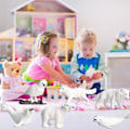 Pikkukuva 3 / 5: 6 kpl Mini Eläinhahmoja Lelulelu Simulointi Napapiirin Merieläimet Eläinhahmosetti Eläinten Oppimismallit Hahmot Lahja lapsille