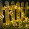 Miniatyrbilde 4 av 8: Jern marokkansk LED Solar Ball String Ljus Romantisk Fairy String E2 one size E2 one size