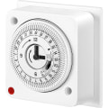 Miniatyrbilde 1 av 5: Timer for elektrisk varmtvannsbereder, 24 timers energisparende timer, 16a/3680w innebygd