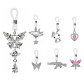 Miniatyrbillede 4 af 5: 1 stk Sexet tofs Crystal Butterfly hængende smykke Nippel Ring til Wom Multicolor A8 Multicolor A8