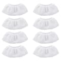 8-pack mikrofiber ångmoppdynor för Kärcher EasyFix SC1 SC2 SC3 SC4 SC5 handmunstycke återanvändbara vita