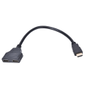 Miniatyrbild 3 av 5: Ny 1080P HDMI-port hane till 2 hona 1 in 2 ut splitterkabel