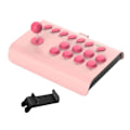 Miniatyrbild 1 av 11: Speljoystick Rocker Fighting Controller för Switches PC Game Controller Board Joystick Control Device Sakura Pink