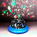 Miniatyrbilde 2 av 5: Roterende LED-lys projektor Barn Baby Stjernehimmel Mood Nattlampe Lilla One-size