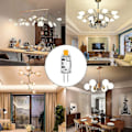 Miniatyrbillede 4 af 5: 10-pak 2w G4 LED-pærer, erstatter 20w halogenpærer, 3000k varm hvid, 200lm, 12v AC/dc G4, ingen flimmer, dæmpbar [energiklasse F]