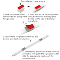 Miniatyrbild 4 av 5: PC-dator för chassi Light Bar 5v 3pin 4pin Header Led Strip Light Support Aura