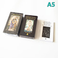 Pikkukuva 8 / 8: 12*7 cm suurikokoinen tarot-kortti, vaalea väri, ritari-tarot-prisma, monivärinen A7 Multicolor A7