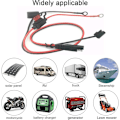 Miniatyrbillede 4 af 4: SAE Batterioplader Stik Kabel - Hurtig Afbryder til Motorcykler, Traktorer, Biler - 12V Terminal