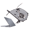 Miniatyrbild 5 av 11: CPU-kylfläkt för ASUS Vivobook 14 X1404 DC5V 0.5A 4-polig Laptop CPU-kylare Datortillbehör