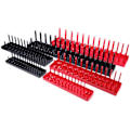 Miniatyrbild 1 av 5: 6st Metrisk/Tums Socket Hållare Multifunktions Plast Socket Organizer Socket Hållare Organizers Socket Förvaringshållare Fack,