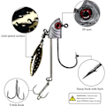 Miniatyrbillede 2 af 5: Sæt med 4 Fiske Jig Heads, Jig Head til Soft Lure Jig Head med