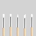 Miniatyrbild 5 av 8: 5-pack dubbelsidiga prickverktyg för konst, prägling, keramikmodellering till Apricot onesize Apricot onesize