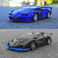 Pikkukuva 4 / 5: 1:18 4-kanavainen RC-auto LED-valoilla 2.4G Radio Kaukosäädin Autot Type C