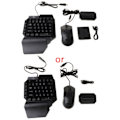 Miniatyrbilde 1 av 11: Mobil Kontroller Spill Tastatur Mus Konverter for PUBG Kontroller Gamepad USB Forlenger for Android Mobiltelefon null - C