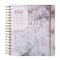 Pikkukuva 1 / 5: 2021 Agenda Planer Organizer B5 Coil Notebook Journal Dagligen Månadsvis Veckoschema Skolan Kontorsmaterial Papper Grå