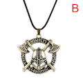 Miniatyrbillede 1 af 5: Vikinger Rune Charm Halskæde Slavisk Amulet Vedhæng Halskæde Mænd Brun B Brown B