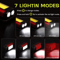 Miniatyrbillede 2 af 5: Genopladelig LED-arbejdslampe LED-arbejdslampe Værkstedslampe IP6 Vand