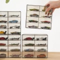 Miniatyrbild 3 av 5: 1:64 För Hot Wheels Display Box Bilmodell Leksaksskåp Rack För Hot Wheels Bilar Diecast Förvaring Akryl Dammtät Display Box A