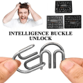 Miniatyrbild 4 av 5: Luban Lock Pedagogiska Intellektuella Leksaker IQ-pussel Metallpussel Br 40pcs one-size
