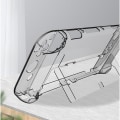 Pikkukuva 3 / 5: Yhteensopiva Nintendo Switch OLED Crystal Protective Shell NS Uusi koneen suojakotelo Split Flip Transparent orange