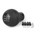 Miniatyrbild 1 av 8: 5-växlad universell växelspaksknopp för bil i svart, M8 M10 M11, one size Black one size