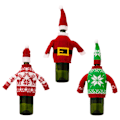 Pikkukuva 6 / 6: 1 kpl 2024 jouluviinipullosarja Snowman Deer Bottle Co C one size C one size